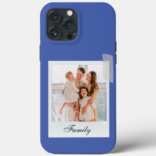 customisé marine moderne bleu Vintage coque iphone (Verso)