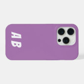 Customisé Moderne Nom élégant Minuscule Violet (Verso Horizontal)