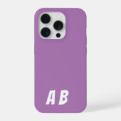 Customisé Moderne Nom élégant Minuscule Violet (Verso)