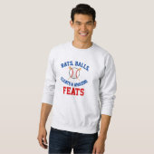 Customisé # sweatshirt de base-ball (Devant entier)