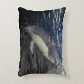 Customised Common Dolphin Swimming Underwater Accent Kussen (Voorkant(Verticaal))