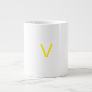 Customised letter V mug
