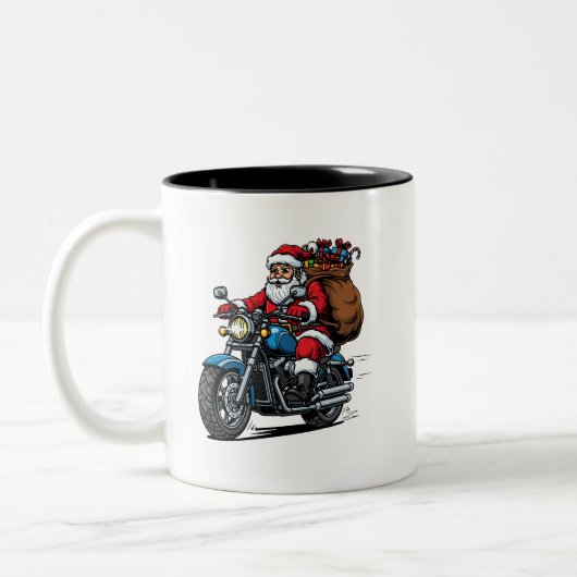customised mug design tweekleurige koffiemok (Links)
