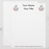 Customisée En-tête de lettre 8,5" x 11" (Devant / Derrière)