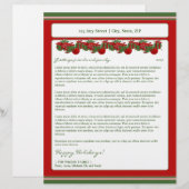 Customisée En-tête de lettre annuel de bulletin d'information (Devant / Derrière)