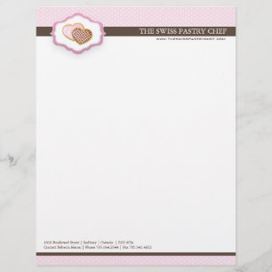 Customisée En-tête de lettre de biscuits