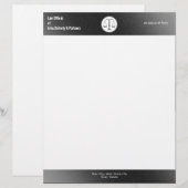 Customisée En-tête de lettre de CABINETS JURIDIQUES (Devant / Derrière)