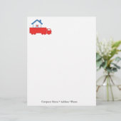 Customisée En-tête de lettre de camionnage de moteur (Debout devant)