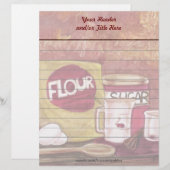 Customisée En-tête de lettre démodé de chef (Devant / Derrière)