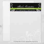 Customisée En-tête de lettre élégant et audacieux (Devant / Derrière)