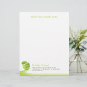 Customisée En-tête de lettre sain de consommation de (Debout devant)