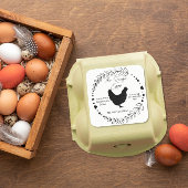 customiser boîte à oeufs Étiquette ferme libre gam