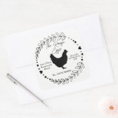 customiser boîte à oeufs Étiquette ferme libre gam (Enveloppe)