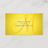 Customiser ce carte de visite de monogramme (Devant)