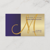 Customiser ce carte de visite de monogramme (Dos)