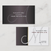 Customiser ce carte de visite monogramme (Devant / Derrière)