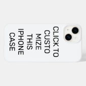 CUSTOMISER CE COQUE IPHONE (Verso (horizontal))