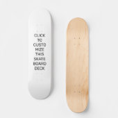 CUSTOMISER CE PONT SKATEBOARD (Recto)
