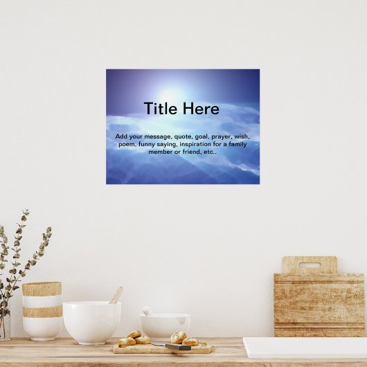 Customiser cette affiche (Cuisine)