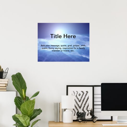 Customiser cette affiche (Bureau à domicile)