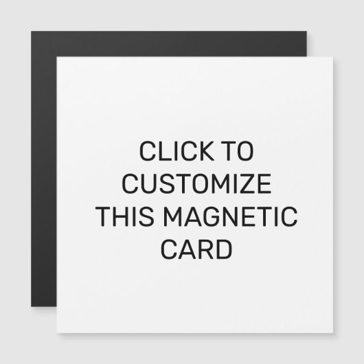 CUSTOMISER CETTE CARTE MAGNÉTIQUE (Devant / Derrière)