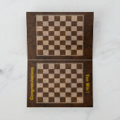 Customiser Cette Échecs, Vérificateurs, Carte D'Éb (Intérieur)