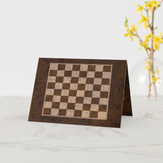 Customiser Cette Échecs, Vérificateurs, Carte D'Éb (Fleur jaune)