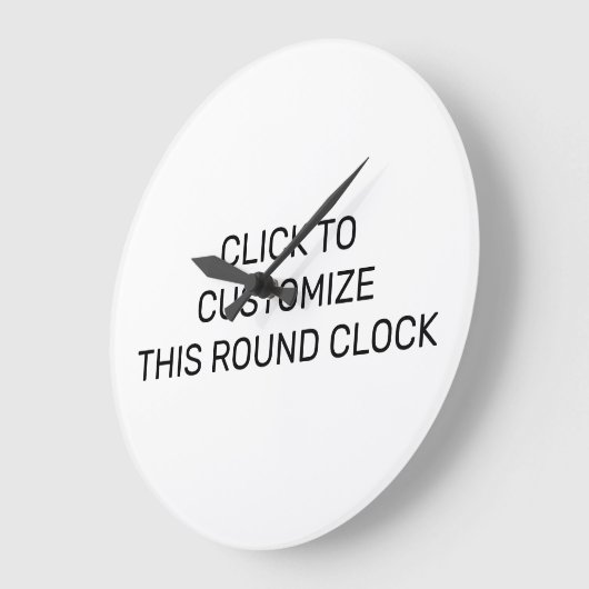 CUSTOMISER CETTE HORLOGE RONDE (Angle)