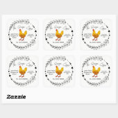 customiser la boîte à oeufs Étiquette libre gamme (Feuille)