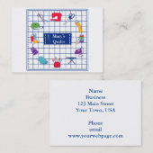 Customiser le Carte de visite de surface composée  (Devant / Derrière)