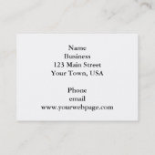 Customiser le Carte de visite Étiquette (Dos)