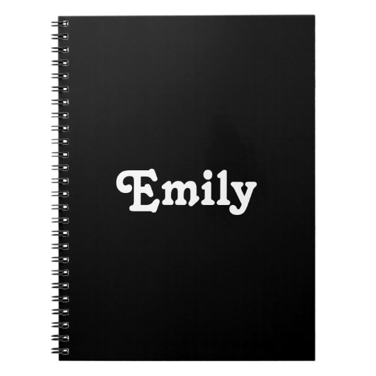 customiser le nom - carnet (Devant)