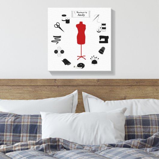 Customiser l'impression du canevas Étiquette (Insitu(Chambre))