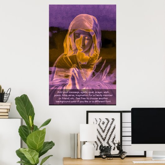 Customiser une affiche (Bureau à domicile)