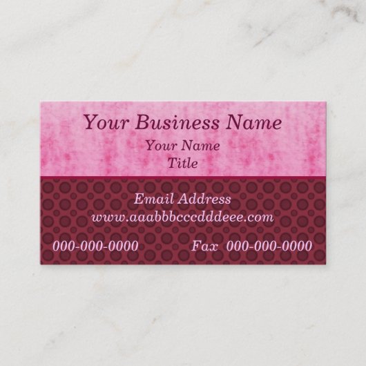 Customiser votre Carte de visite (Devant)