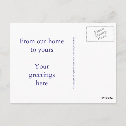 Customiser votre carte postale (Dos)