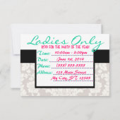 Customiser votre Invitation (Dos)