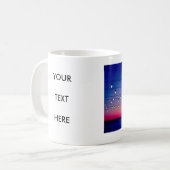Customisez ce noir tasse de sonnerie de 15 onces (Devant gauche)