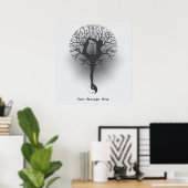 Customisez cette affiche - Yoga Tree (Bureau à domicile)