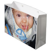 Customisez-le avec vos photos Grand sac cadeau (Dos Angle)
