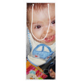 Customisez-le avec vos photos Sac cadeau vin (Dos)