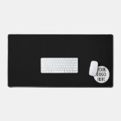 Customisez le logo de votre entreprise Black White (Clavier et souris)