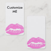 Customisez-MOI ! Carte de visite rose-clair de (Devant / Derrière)
