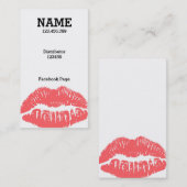 Customisez-MOI ! Carte de visite rose-clair de (Devant / Derrière)