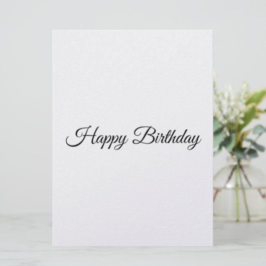 Customisez une carte d'anniversaire (Debout devant)