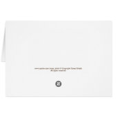 Customisez votre carte de billet de voyage routier (Dos Horizontal)