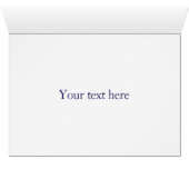 Customisez votre carte de voeux (Intérieur Horizontal (Bas))