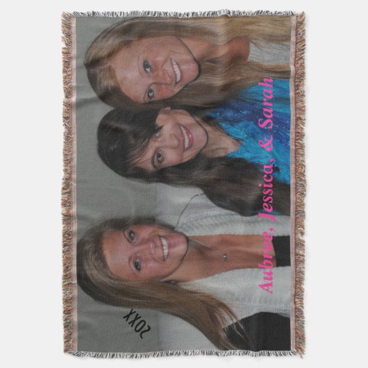 Customisez votre couverture de jet (devant Vertical)