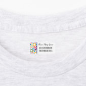 Customisez votre Étiquette Cercles multicolores (Apposé)