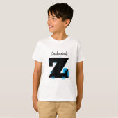 Customisez votre nom (Lettre Z) T-shirt (Devant entier)